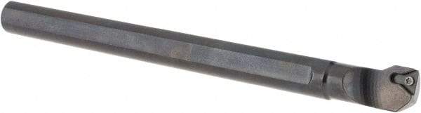 Dorian Tool - 0.77" Min Bore Diam, 8" OAL, 5/8" Shank Diam, S-STFP Indexable Boring Bar - 1-1/4" Max Bore Depth, Screw Holding Method - Exact Tool & Supply