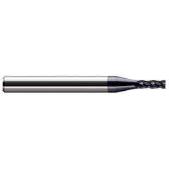 Harvey Tool - Square End Mills; Mill Diameter (Inch): 1/8 ; Mill Diameter (Decimal Inch): 0.1250 ; Length of Cut (Inch): 3/8 ; Length of Cut (Decimal Inch): 0.3750 ; Material: Solid Carbide ; Finish/Coating: AlTiN - Exact Tool & Supply