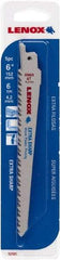 Lenox - 6" Long x 3/4" Thick, Bi-Metal Reciprocating Saw Blade - Straight Profile, 6 TPI, Toothed Edge - Exact Tool & Supply