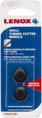 Lenox - Cutter Replacement Cutting Wheel - Use with Lenox Tubing Cutters: 21008, 21009, 14830, 14831, 14832, Cuts Copper - Exact Tool & Supply
