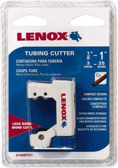 Lenox - 1/8" to 1" Pipe Capacity, Tube Cutter - Cuts Copper - Exact Tool & Supply