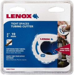 Lenox - 3/4" Pipe Capacity, Tube Cutter - Cuts Copper - Exact Tool & Supply