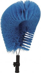 Vikan - Polyester Clean In Place Brush - 4-13/32" Bristle Length, 20" Long Head, Blue - Exact Tool & Supply