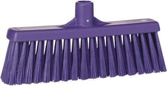 Vikan - 5-5/8" OAL Polyester Bristle Lobby Broom - 3" Bristle Length, 11" Wide - Exact Tool & Supply