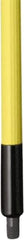 Remco - 187 x 1-1/4" Fiberglass Squeegee Handle - European Threaded Connection, Yellow, Telescoping - Exact Tool & Supply