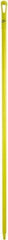 Vikan - 67 x 1-19/64" Polypropylene Squeegee Handle - European Threaded Connection, Yellow - Exact Tool & Supply