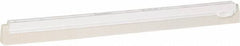 Vikan - 20" Foam Rubber Blade Squeegee Refill - Double Edge, White, Plastic Holder - Exact Tool & Supply