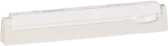 Vikan - 10" Foam Rubber Blade Squeegee Refill - Double Edge, White, Plastic Holder - Exact Tool & Supply