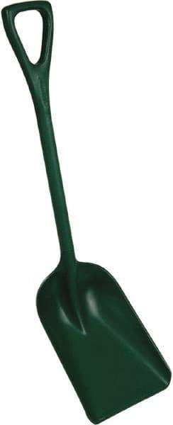 Remco - 14-1/2" High Square Plastic Shovel - 24-5/8" Long D-Grip Handle - Exact Tool & Supply