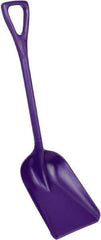 Remco - 14-1/2" High Square Plastic Shovel - 24-5/8" Long D-Grip Handle - Exact Tool & Supply