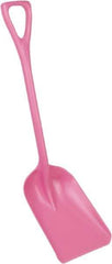 Remco - 14-1/2" High Square Plastic Shovel - 24-5/8" Long D-Grip Handle - Exact Tool & Supply