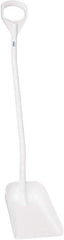 Vikan - 13-1/4" High Square Plastic Shovel - 39-7/8" Long D-Grip Handle - Exact Tool & Supply