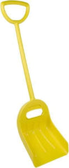 Remco - 18-1/2" High Square Plastic Shovel - 29-1/4" Long D-Grip Handle - Exact Tool & Supply