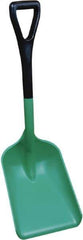 Remco - 13-3/4" High Square Plastic Shovel - 20-1/2" Long D-Grip Handle - Exact Tool & Supply