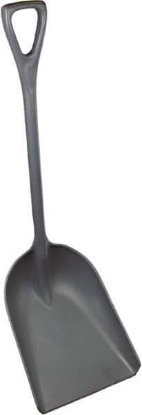 Remco - 17" High Square Plastic Shovel - 26-7/8" Long D-Grip Handle - Exact Tool & Supply