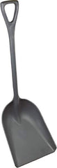 Remco - 17" High Square Plastic Shovel - 26-7/8" Long D-Grip Handle - Exact Tool & Supply