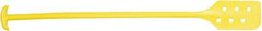 Remco - Yellow Polypropylene Mixing Paddle with Holes - 52" Overall Length - Exact Tool & Supply