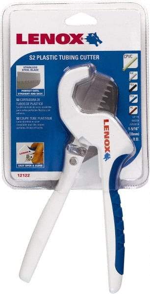 Lenox - 1-5/16" to 1" Pipe Capacity, Tube Cutter - Cuts Plastic, Rubber, PVC, CPVC - Exact Tool & Supply