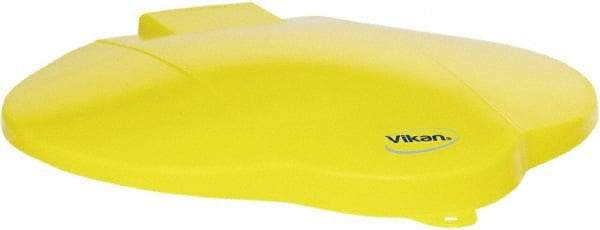 Vikan - 3 Gal Polypropylene Pail Lid - Yellow, For Use with 5691 - Exact Tool & Supply