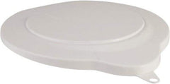 Vikan - 1.5 Gal Polypropylene Pail Lid - White, For Use with 5692 - Exact Tool & Supply