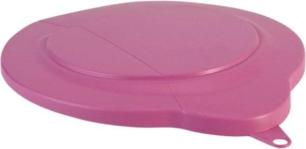 Vikan - 1.5 Gal Polypropylene Pail Lid - Pink, For Use with 5688 - Exact Tool & Supply