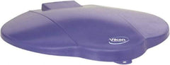 Vikan - 3 Gal Polypropylene Pail Lid - Purple, For Use with 5693 - Exact Tool & Supply