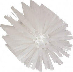 Vikan - 4" Diam Polyester Tube Brush - 6-1/2" OAL, 5-1/4" Head Length, Polypropylene Handle - Exact Tool & Supply