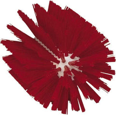 Vikan - 4" Diam Polyester Tube Brush - 6-1/2" OAL, 5-1/4" Head Length, Polypropylene Handle - Exact Tool & Supply