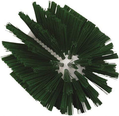 Vikan - 4" Diam Polyester Tube Brush - 6-1/2" OAL, 5-1/4" Head Length, Polypropylene Handle - Exact Tool & Supply