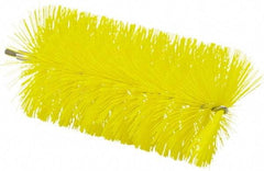 Vikan - 3-1/2" Diam Polyester Tube Brush - 7-1/2" OAL, 7" Head Length, Stainless Steel Handle - Exact Tool & Supply