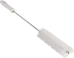 Vikan - 1-5/8" Diam Polyester Valve Brush - 19-5/8" OAL, 5-5/8" Head Length, Polypropylene & Stainless Steel Handle - Exact Tool & Supply