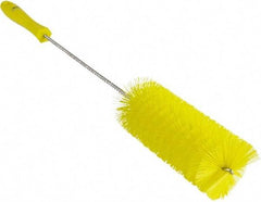 Vikan - 2-3/8" Diam Polyester Valve Brush - 19-5/8" OAL, 5-13/16" Head Length, Polypropylene & Stainless Steel Handle - Exact Tool & Supply