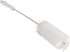 Vikan - 2-3/8" Diam Polyester Valve Brush - 19-5/8" OAL, 5-13/16" Head Length, Polypropylene & Stainless Steel Handle - Exact Tool & Supply