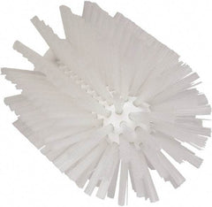 Vikan - 3" Diam Polyester Tube Brush - 6-1/4" OAL, 5-1/4" Head Length, Polypropylene Handle - Exact Tool & Supply
