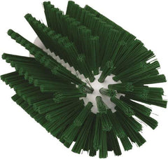 Vikan - 3" Diam Polyester Tube Brush - 6-1/4" OAL, 5-1/4" Head Length, Polypropylene Handle - Exact Tool & Supply