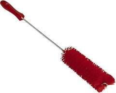 Vikan - 1-5/8" Diam Polyester Valve Brush - 19-5/8" OAL, 5-5/8" Head Length, Polypropylene & Stainless Steel Handle - Exact Tool & Supply
