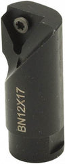 Parlec - TCMT 11 Insert Style, Replaceable Boring Bar Head - 0.6299" Shank Diam, Through Coolant - Exact Tool & Supply