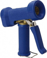 Vikan - Garden Hose Trigger Pistol Nozzle - Brass, Stainless Steel, Rubber - Exact Tool & Supply