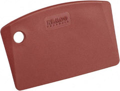 Remco - Stiff Polypropylene/Semi-Ferrous Additive Straight Scraper - 5-1/2" Blade Width - Exact Tool & Supply