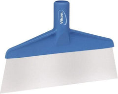 Remco - Stiff Stainless Steel Straight Scraper - 10-1/4" Blade Width - Exact Tool & Supply
