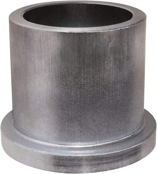 Bunting Bearing - 3/4" Inside x 1" Outside Diam, Powdered Metal Flanged Bearing - 1-1/4" Flange Outside Diam, 3/16" Flange Thickness, 1" OAL - Exact Tool & Supply