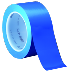 List 471 3" x 36 yds Vinyl Tape - Blue - Exact Tool & Supply