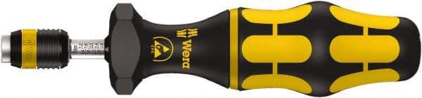 Wera - 1 Piece, 1.2 to 3 N/m, Adjustable Torque Limiting Screwdriver - 0.025" Drive - Exact Tool & Supply
