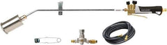 Sievert - 4 Piece Torch Kit - Includes 32 Inch 225-375k BTU Torch, 27-60 PSI Adjustable Regulator, 25 Ft. Hose, Flint Striker - Exact Tool & Supply