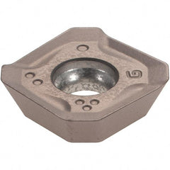 Sumitomo - SEET13T3 G Grade ACM300 Carbide Milling Insert - 0.19" Thick, 1/2" Inscribed Circle - Exact Tool & Supply
