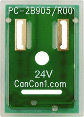 Canfield Connector - Solenoid Valve Interposed Lighted Wafer Indicator Light - Use with DIN Type Coil - Exact Tool & Supply