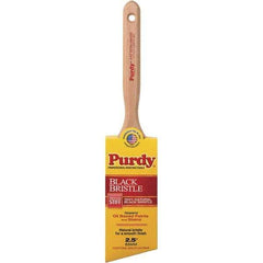 Purdy - 2-1/2" Angled Hog Trim Brush - Wood Fluted Handle - Exact Tool & Supply