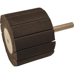 Dynabrade - 1-1/2" Wide x 2" Diam, Expander Wheel Spiral Band Drum - 1/4" Shank Diam, 7,500 RPM - Exact Tool & Supply