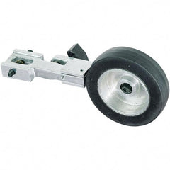 Dynabrade - 1" Wide Electric Versatility Belt Grinder Contact Arm - 72" Belt Length x 1" Belt Width, 40" Contact Wheel Diam - Exact Tool & Supply