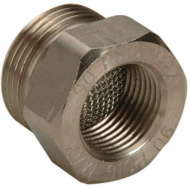 Dynabrade - Air Right-Angle Sander Inlet Bushing - Use with 52655, Includes (2) Screens - Exact Tool & Supply